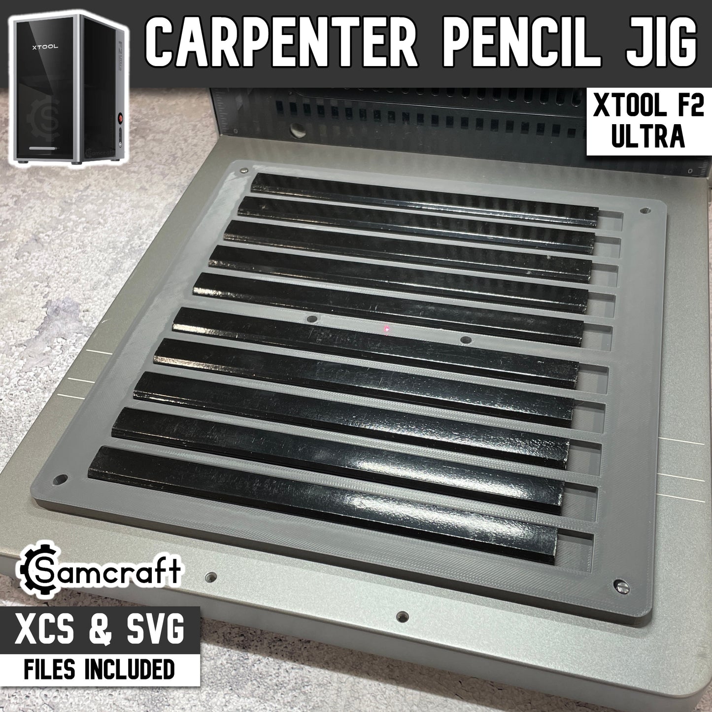 Carpenter Pencil Jig - xTool F2 Ultra