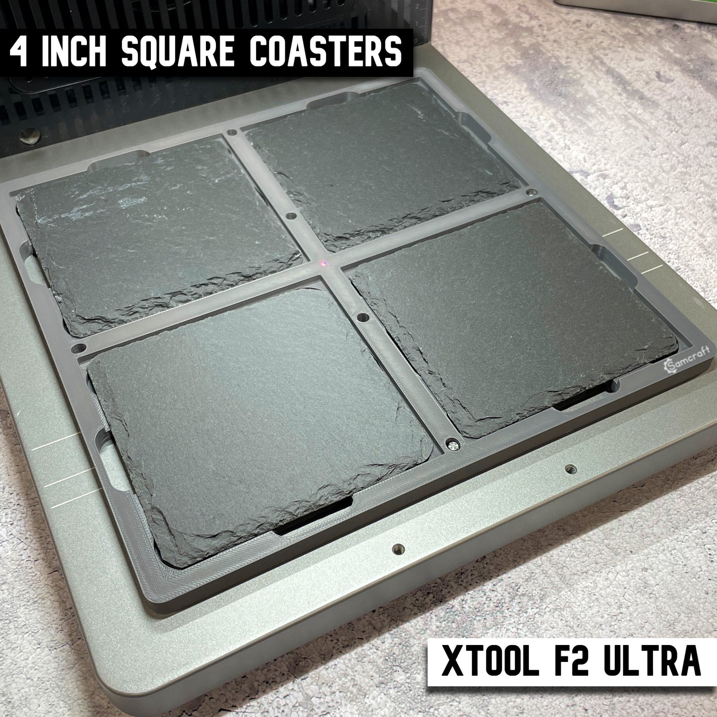Drink Coaster Jig - 4 inch - xTool F2 Ultra