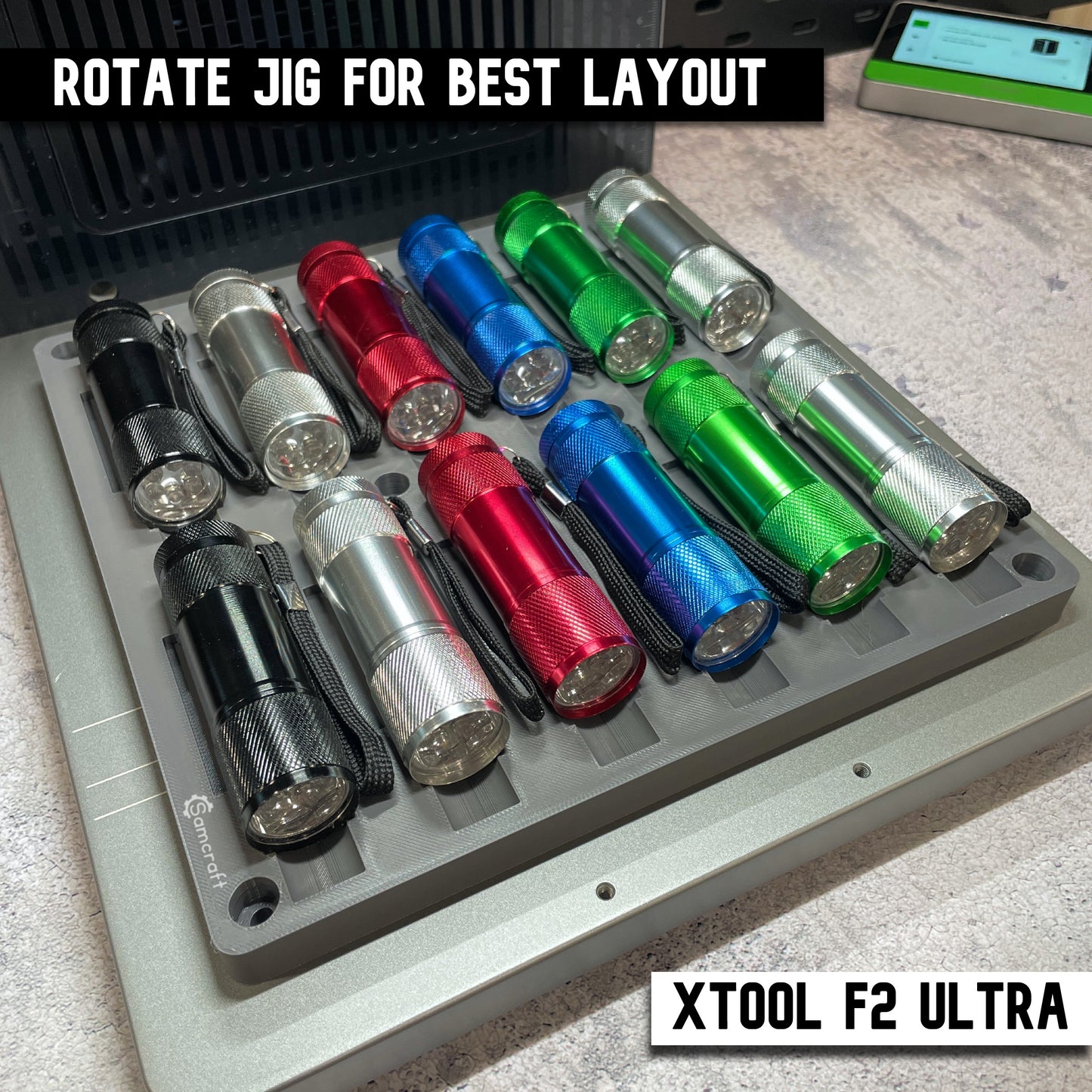 Flashlight Jig - xTool F2 Ultra