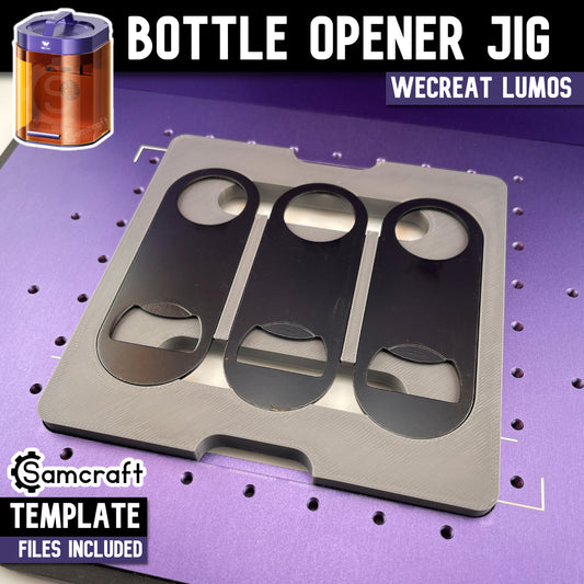 Flat Metal Keychain Bottle Opener Jig - WeCreat Lumos