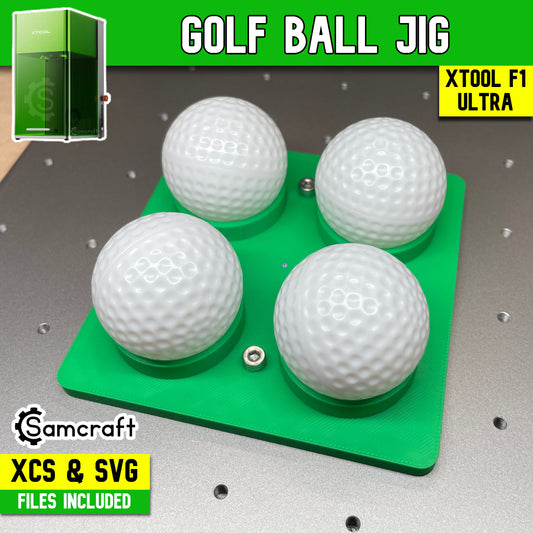 Golf Ball & Table Tennis Ball Jig - xTool F1 Ultra
