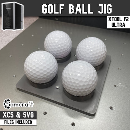 Golf Ball & Table Tennis Ball Jig - xTool F2 Ultra