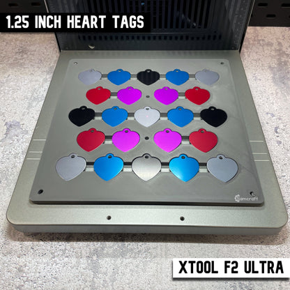 Pet Tag Jig - Heart - xTool F2 Ultra