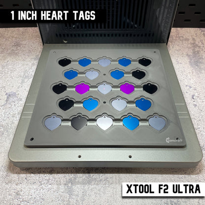 Pet Tag Jig - Heart - xTool F2 Ultra