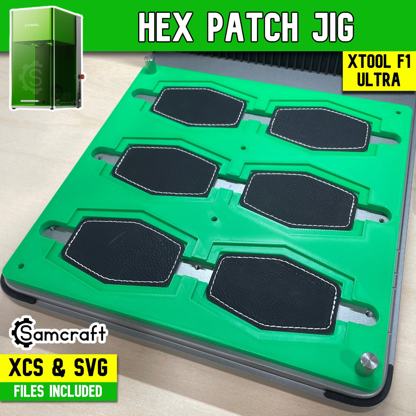 Hex Patch Jig - xTool F1 Ultra