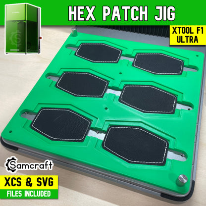 Hex Patch Jig - xTool F1 Ultra