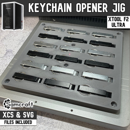 Keychain Bottle Opener Jig - xTool F2 Ultra
