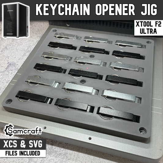 Keychain Bottle Opener Jig - xTool F2 Ultra