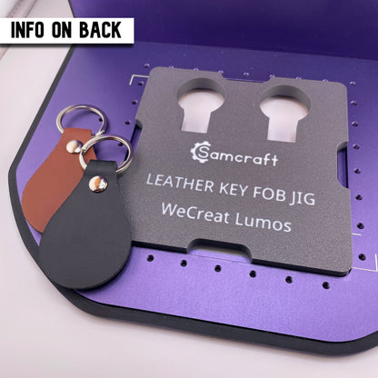 Leather Key Fob Jig - WeCreat Lumos