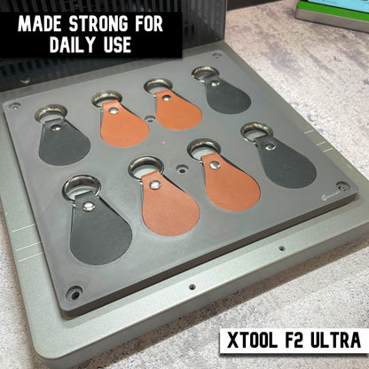 Leather Key Fob Jig - xTool F2 Ultra