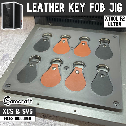Leather Key Fob Jig - xTool F2 Ultra