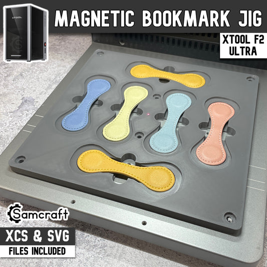 Magnetic Bookmark Jig - xTool F2 Ultra