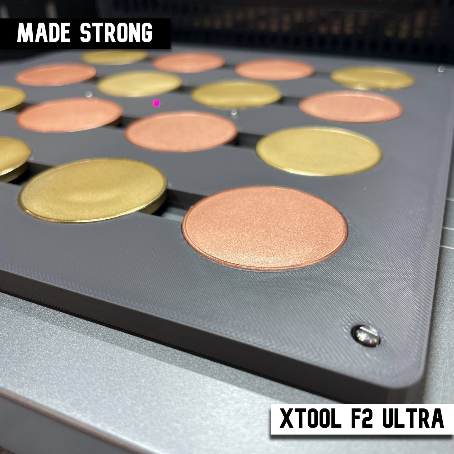 Metal Coin Jig - 40mm - xTool F2 Ultra