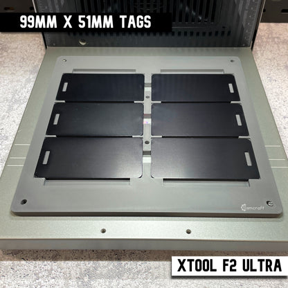 Metal Luggage Tag Jig - xTool F2 Ultra