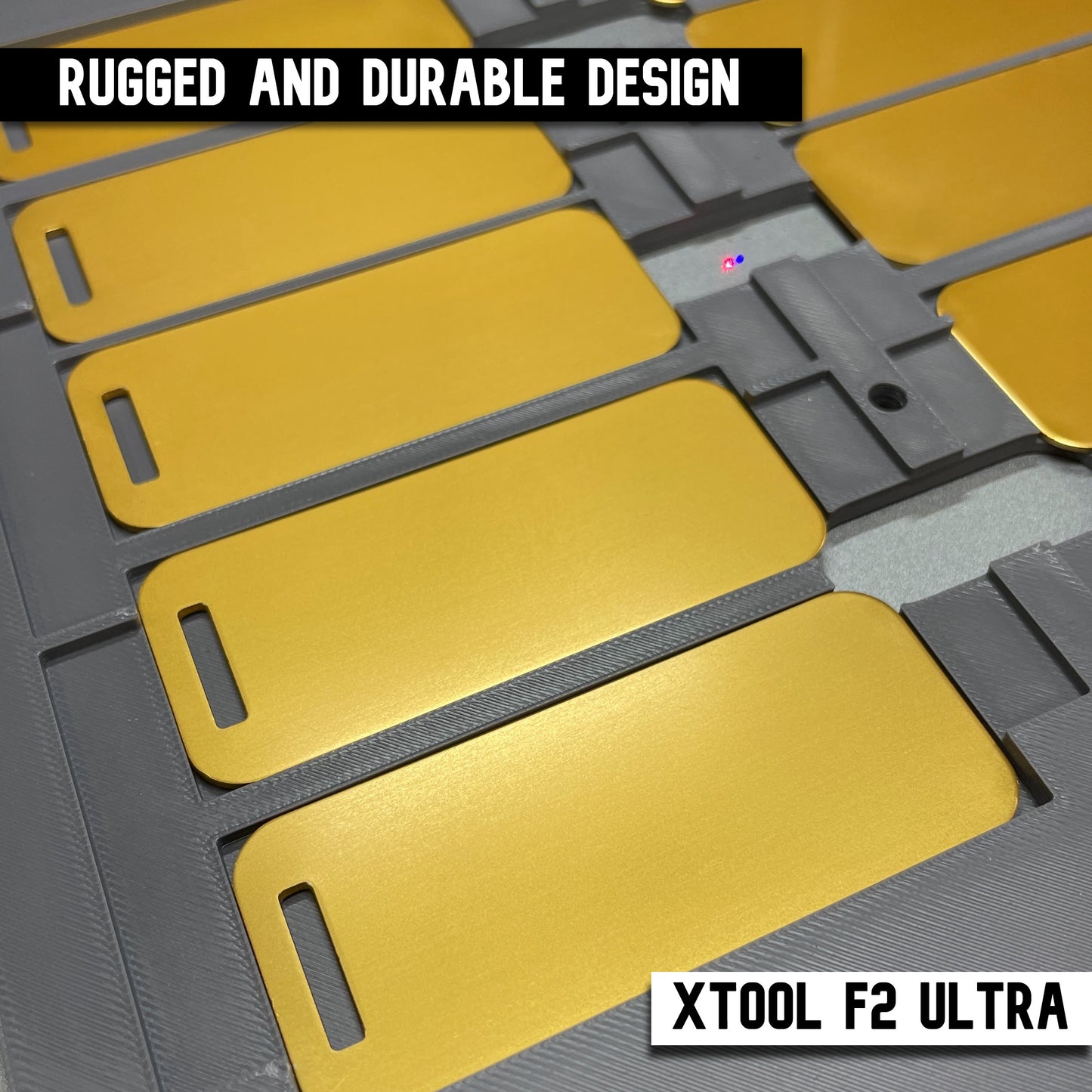 Metal Luggage Tag Jig - xTool F2 Ultra