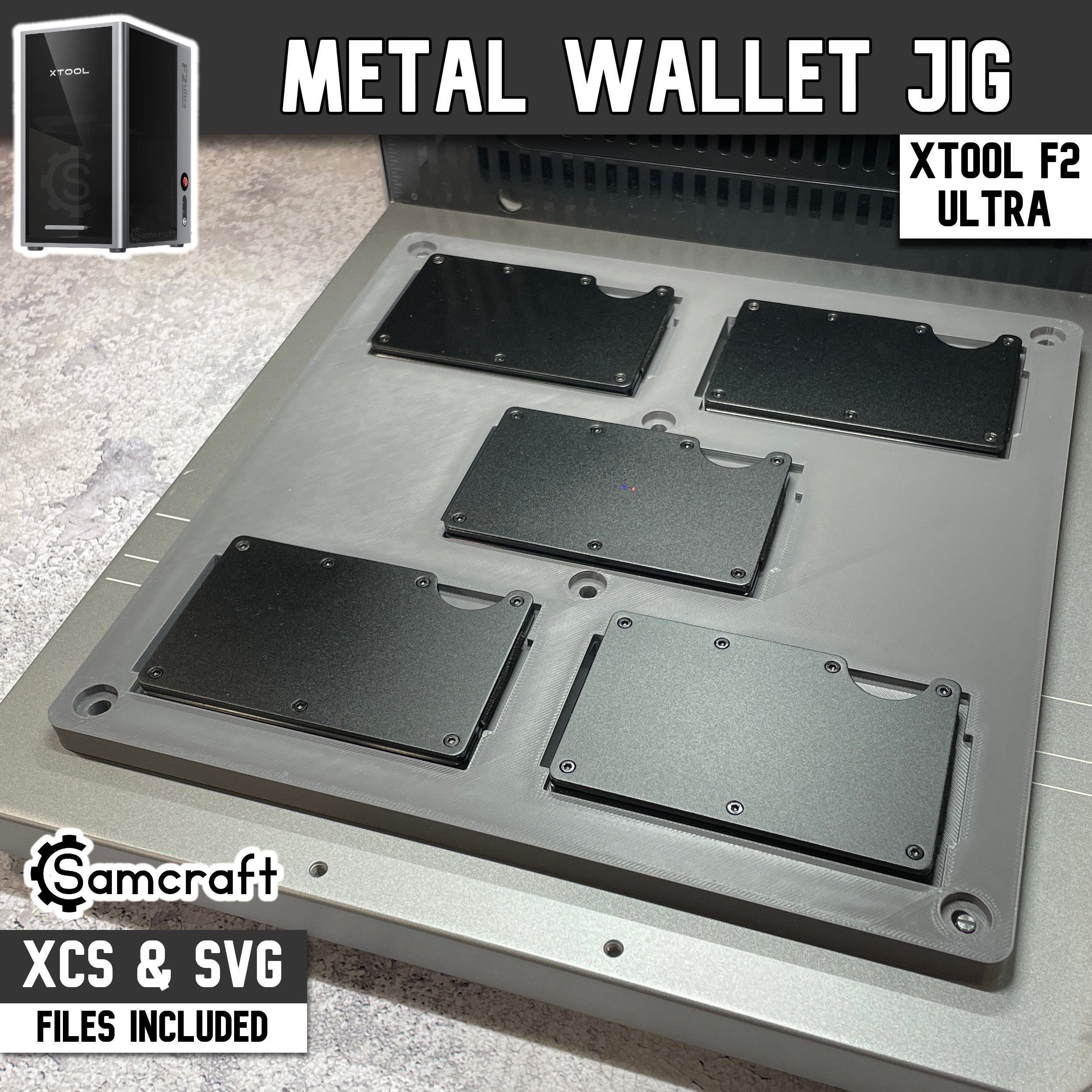SamcraftMetalWalletJigforxTool