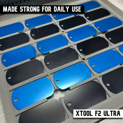 Military Dog Tag Jig - xTool F2 Ultra