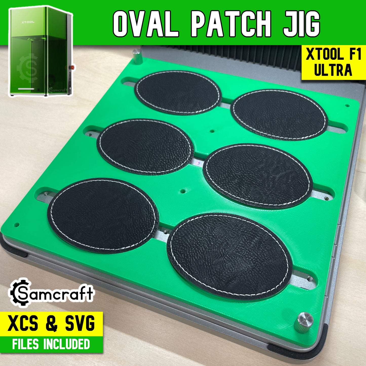 Oval Patch Jig - xTool F1 Ultra