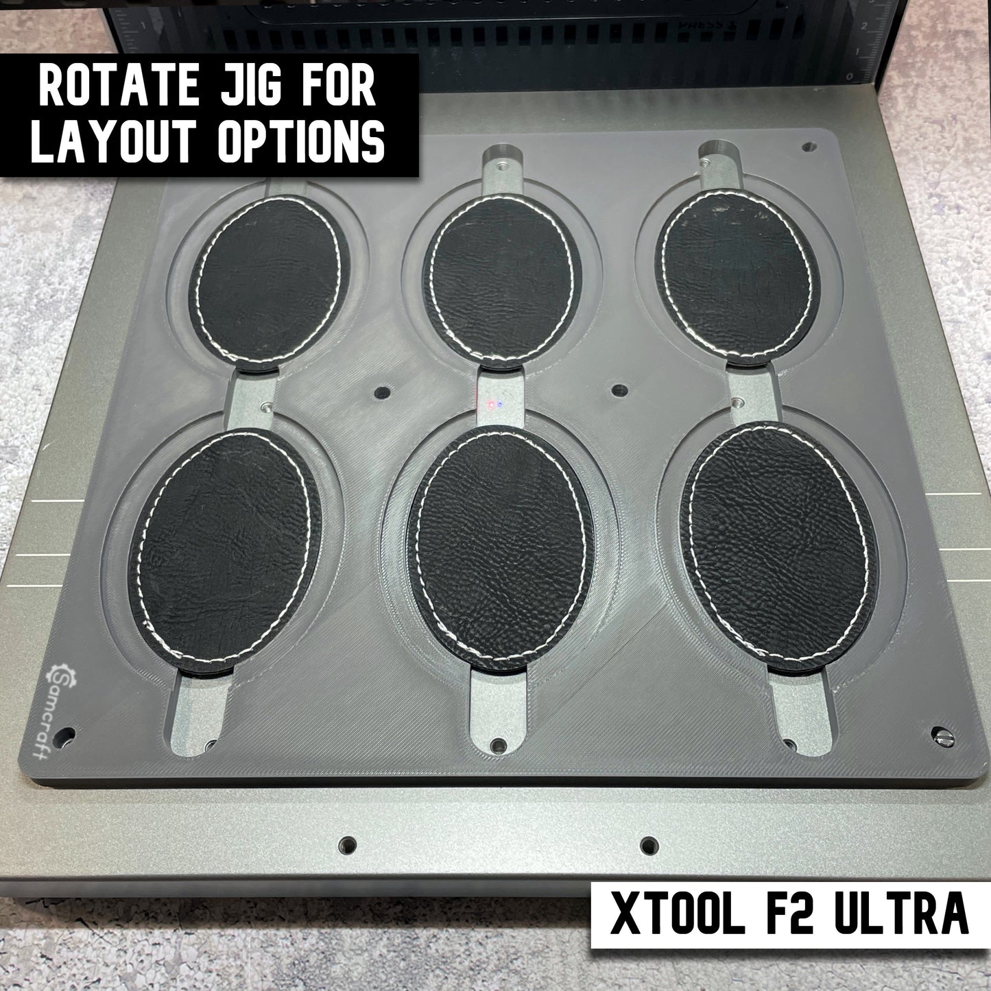 Oval Patch Jig - xTool F2 Ultra