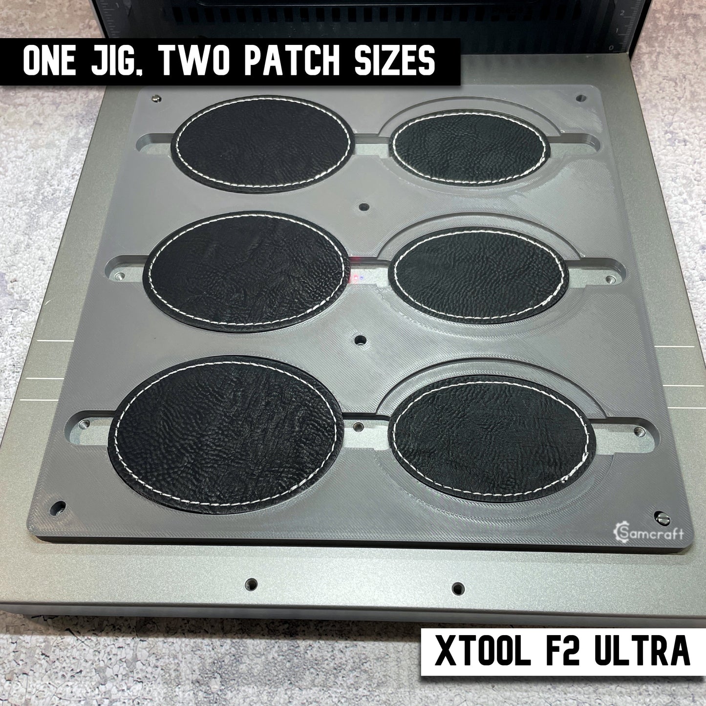 Oval Patch Jig - xTool F2 Ultra