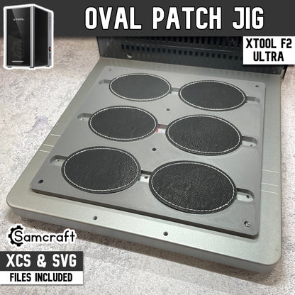 Oval Patch Jig - xTool F2 Ultra