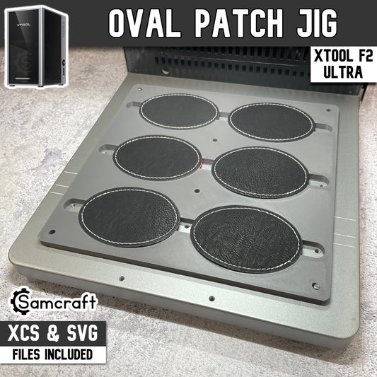 Oval Patch Jig - xTool F2 Ultra
