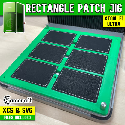 Rectangle Patch Jig - xTool F1 Ultra