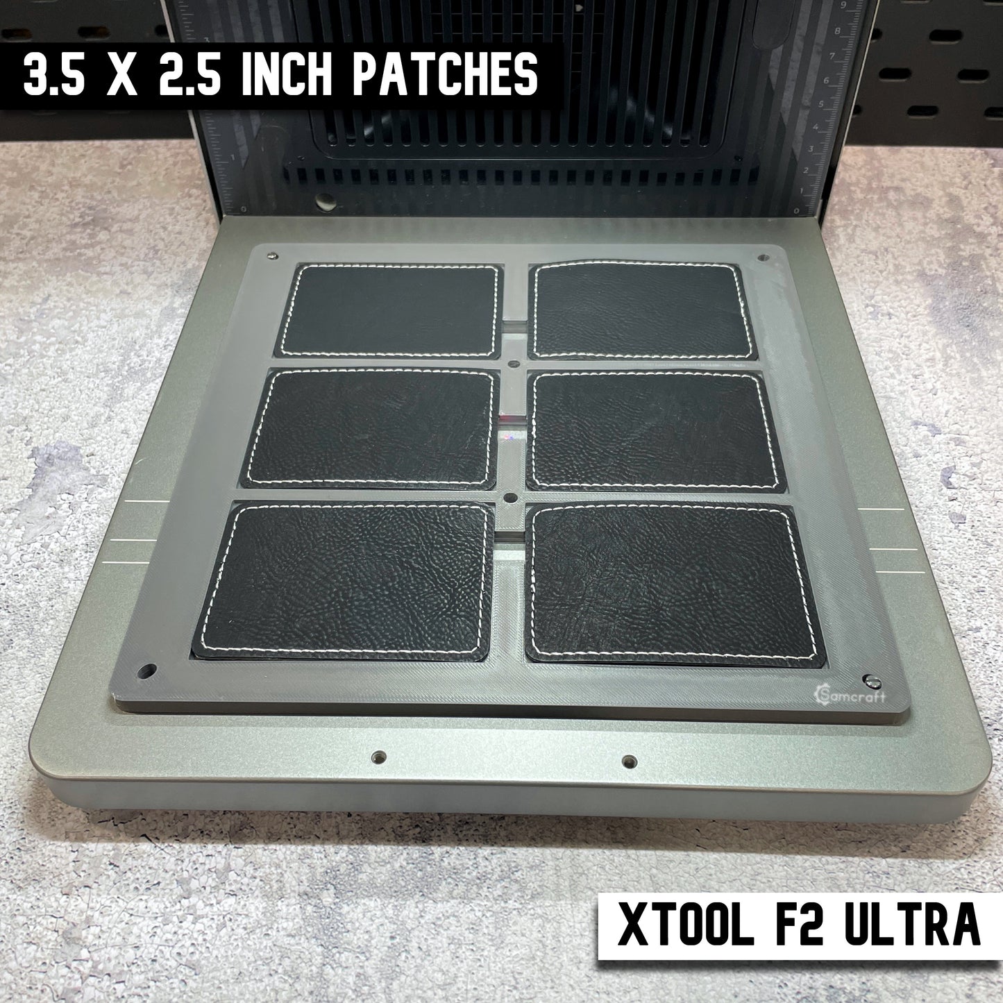 Rectangle Patch Jig - xTool F2 Ultra
