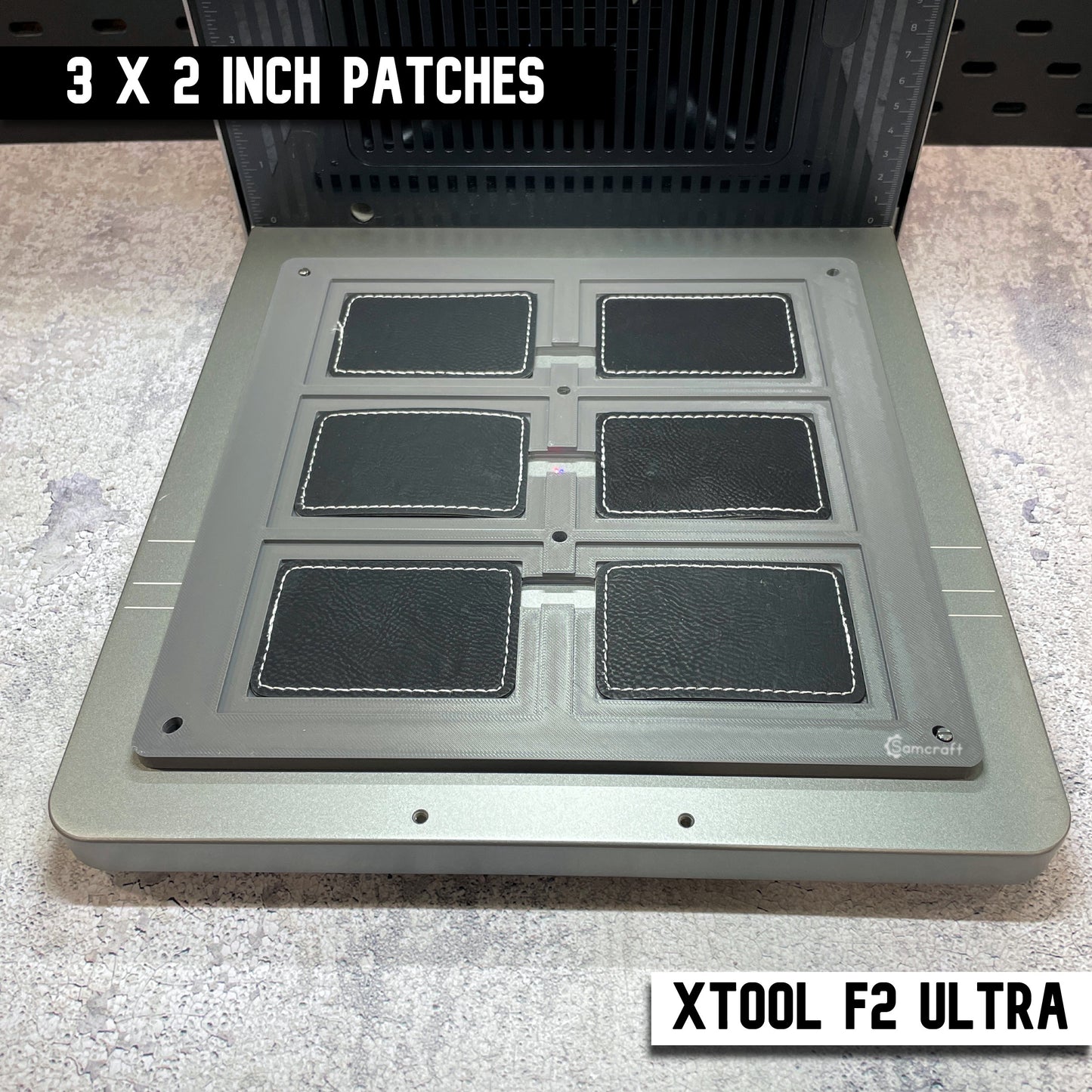 Rectangle Patch Jig - xTool F2 Ultra