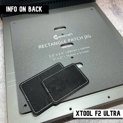 Rectangle Patch Jig - xTool F2 Ultra