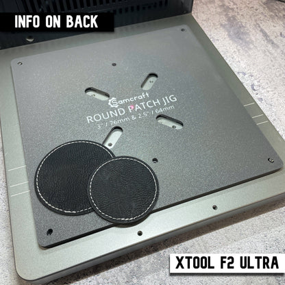 Round Patch Jig - xTool F2 Ultra