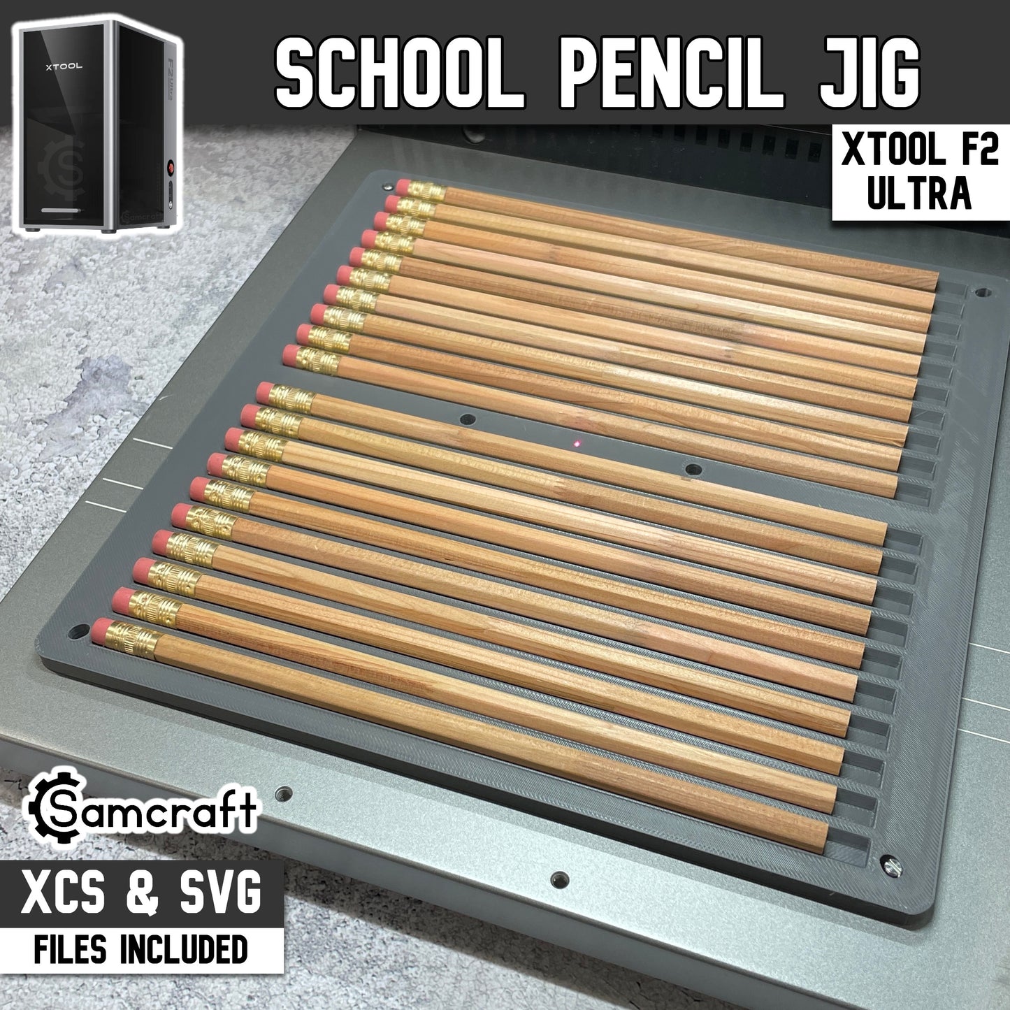 Pencil Jig - xTool F2 Ultra