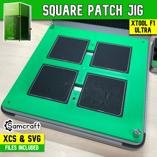 Square Patch Jig - xTool F1 Ultra
