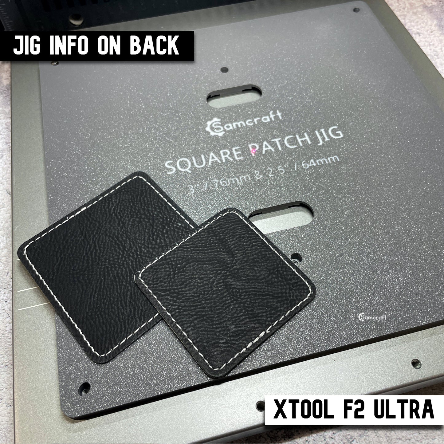 Square Patch Jig - xTool F2 Ultra