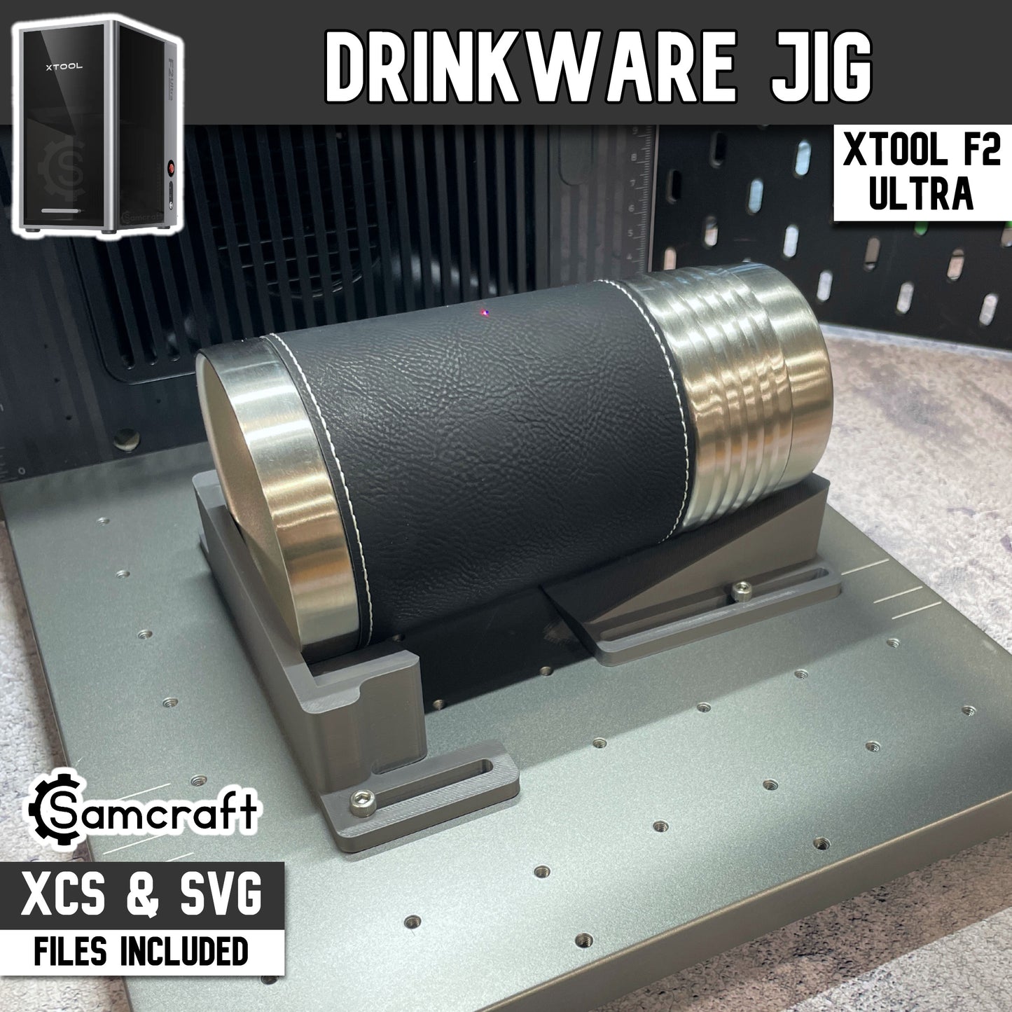 Drinkware Jig - xTool F2 Ultra
