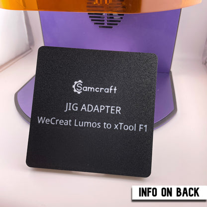 Jig Adapter - WeCreat Lumos to xTool F1