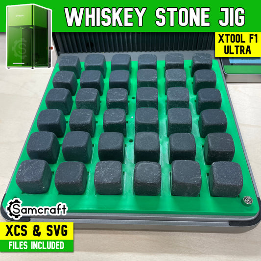 Whiskey Stone Jig - xTool F1 Ultra