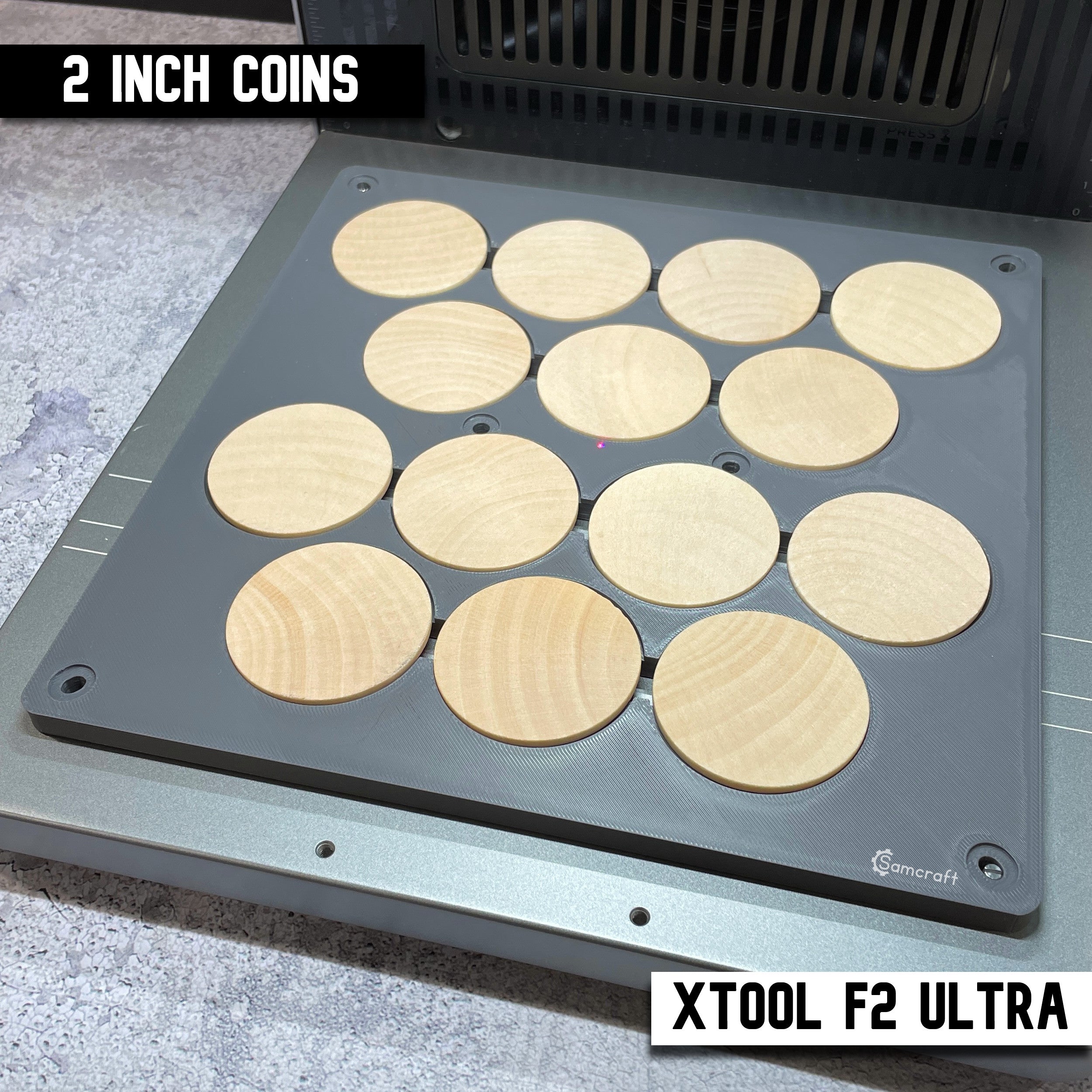 ユート 24CM SamcraftWoodCoinJigforxToolF2U