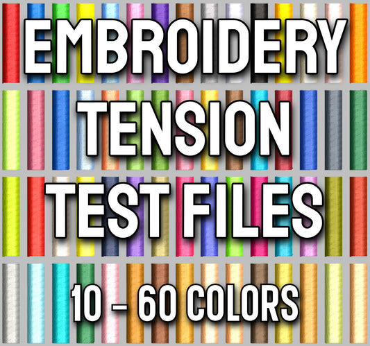 Embroidery Tension Test File Kit