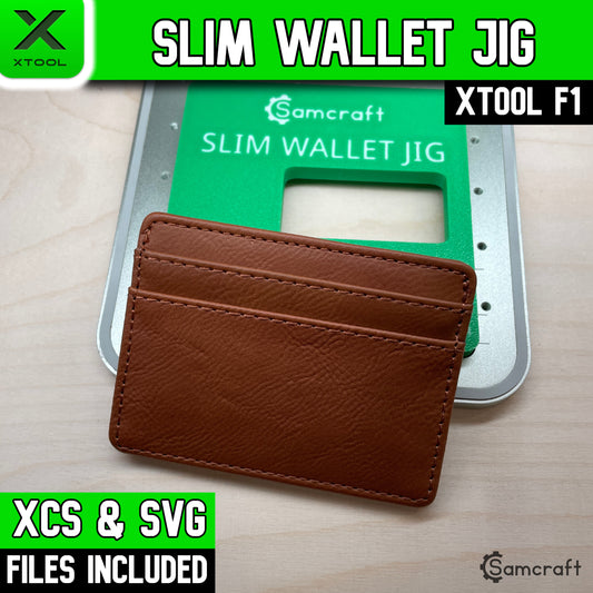 Slim Wallet Jig - xTool F1