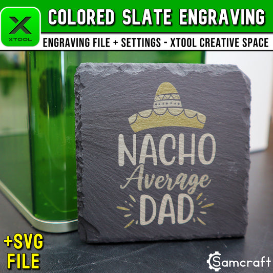 Colored Slate Engraving File - xTool Creative Space
