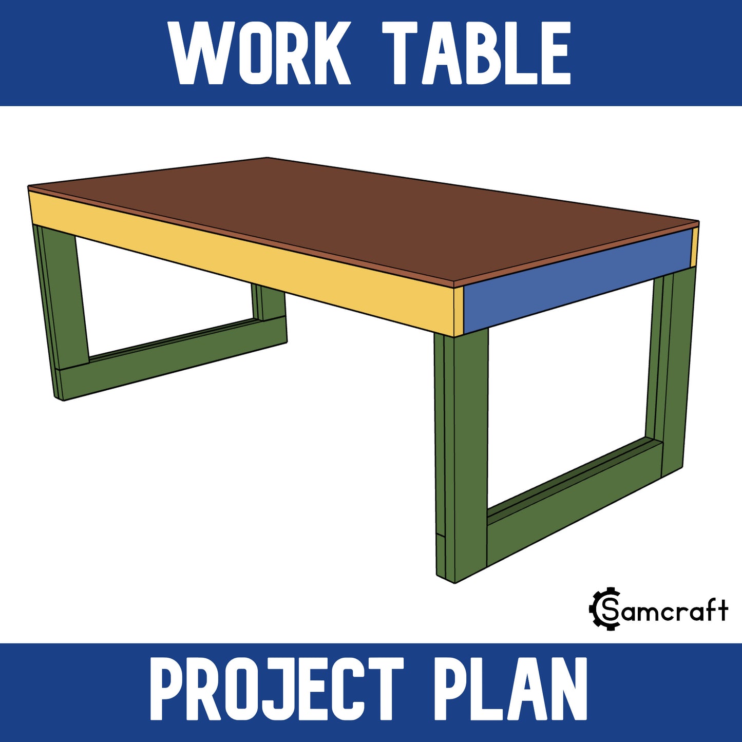 Work Table - 48"x96" - Project Plan