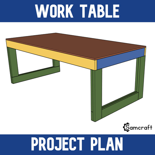 Work Table - 48"x96" - Project Plan