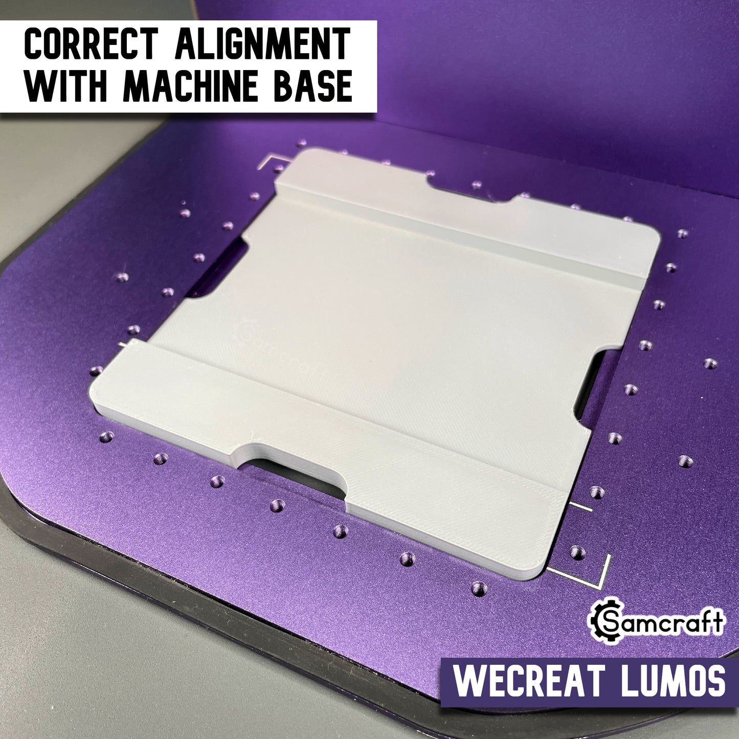 Rotary Alignment Jig - WeCreat Lumos