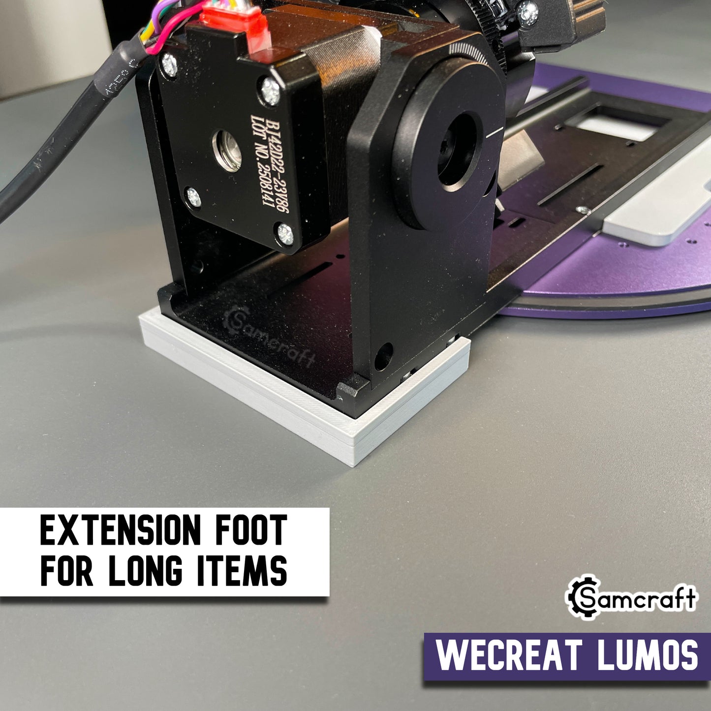 Rotary Alignment Jig - WeCreat Lumos