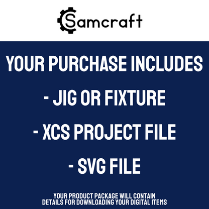 Metal Luggage Tag Jig - xTool F2 Ultra