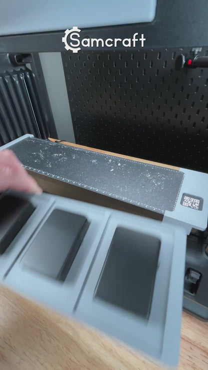 Video of the Flip Top Lighter Jig for eufyMake E1 UV Printer in use