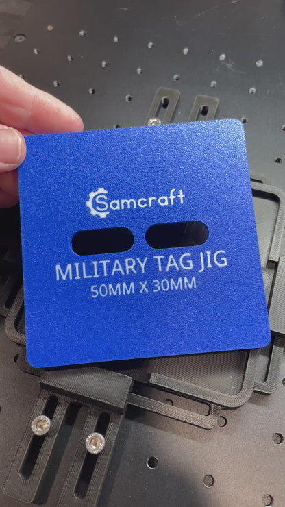 Military Dog Tag Jig - ComMarker