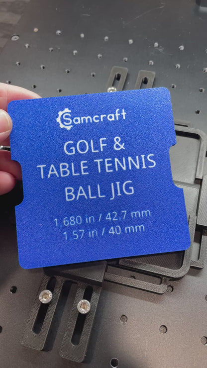 Golf Ball & Table Tennis Ball Jig - ComMarker