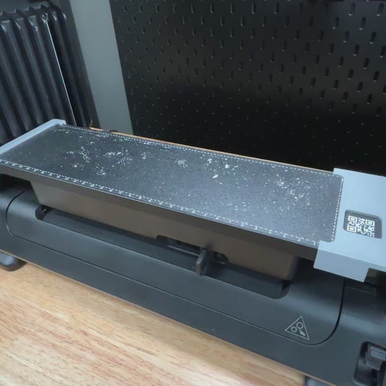 Video demonstration of the 2x6 bookmark jig for the eufymake e1 uv printer in use